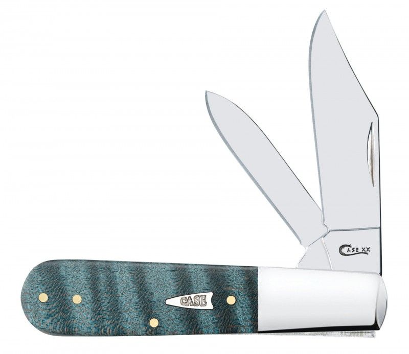 Turquoise Curly Maple Wood Barlow Pocket Knife - Case® Knives